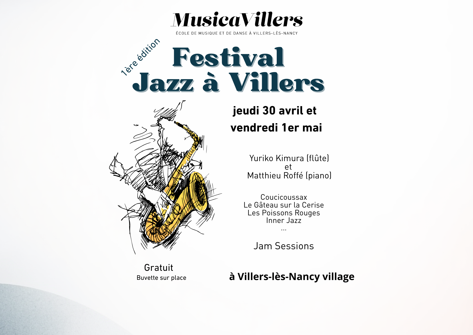 You are currently viewing les 30 avril et 1er mai – Festival Jazz à Villers